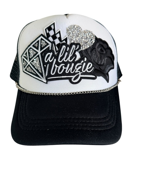 All Bougie Rhinestone Boutique Trucker Hat Glam Cowgirl Snapback main image 7